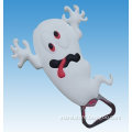 new arrival funny ghost mode soft pvc metal bottle opener keychain